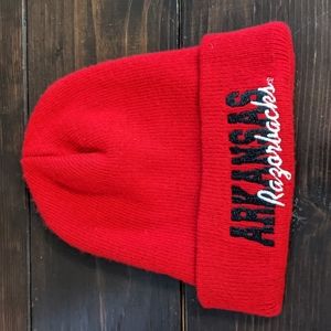 Arkansas Razorbacks toboggan beanie hat